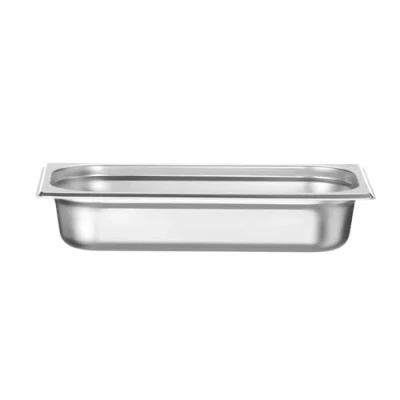 Imagen de HENDI Recipiente GN 1/3,contenedor GN,bordes redondeados,resistente a Temperaturas de 40 300C,apto para hornos,congeladores,calientaplatos,baño María,2,5L,325x176x(H) 65mm,acero inoxidable