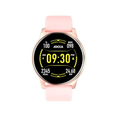Imagen de Jocca Smartwatch Rosa Mujer Reloj Inteligente Pulsera Deportivo Monitor de Actividad Resistente al Agua Android/iOS Frecuencia Cardíaca Pantalla Táctil