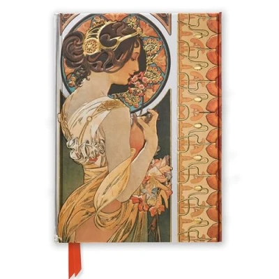 Imagen de Mucha: Cowslip and Documents Decoratifs (Foiled Journal): 43 (Flame Tree Notebooks)