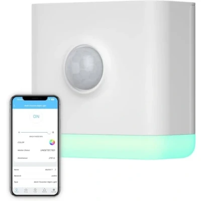 Imagen de THIRDREALITY Multi Function Night Light (Type C), Zigbee Repeater, 3 in 1 Combines a Motion Sensor, an Illumination Sensor and RGB Colour Light, 100% Adjustable Brightness, Hub Required
