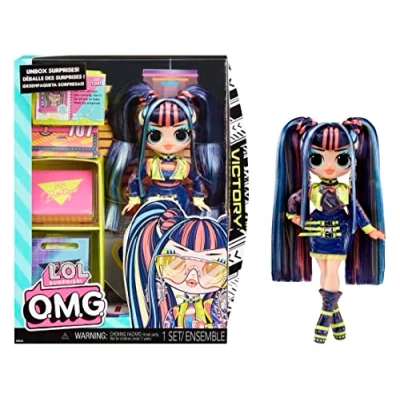 Imagen de L.O.L. Surprise! O.M.G. Muñeca de moda VICTORY Incluye muñeca, múltiples sorpresas y fabulosos accesorios para niños niñas a partir 4 años
