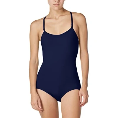 Imagen de Capezio Camisole Leotard with Adjustable Straps, Navy, L para Mujer