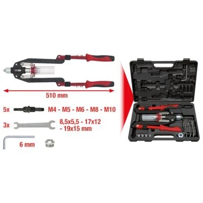 Imagen de KS TOOLS 150.9630 Pinza para remaches 6,4