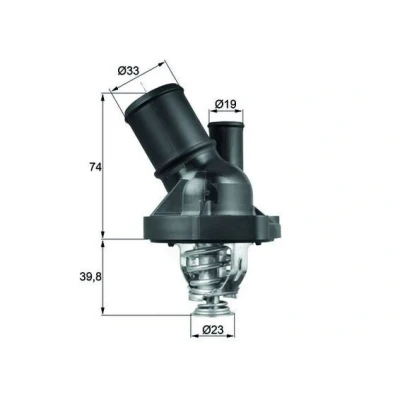 Imagen de MAHLE ORIGINAL TI 200 90 Termostato, refrigerante con junta sin sensor FORD: MONDEO 4 Stufenheck, 4, 3 Kombi