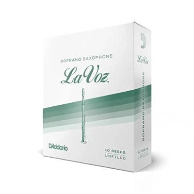 Imagen de Rico La Voz Medium Strength Reeds for Soprano Sax (Pack of 10)