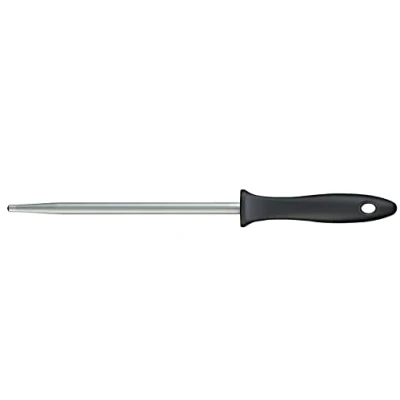 Imagen de Fiskars Chaira con mango de plástico, Essential, Acero inoxidable, HRC 53, Longitud la hoja: 20 cm, Negro/Plata, 1065581