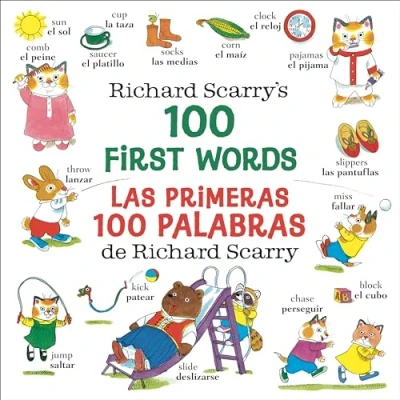 Imagen de Richard Scarry&#039;s 100 First Words/Las primeras palabras de Scarry: Bilingual Edition