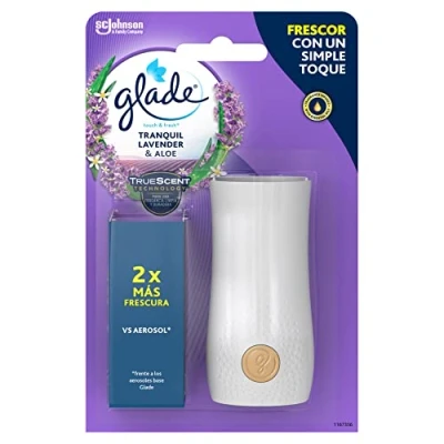 Imagen de GLADE By Brise Ambientador Aero un Toque Lavanda Completo, Blanco, 10 ml, 1 unidad