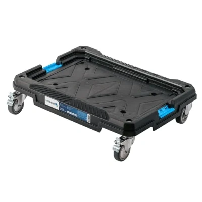 Imagen de Högert Technik Plataforma de Transporte con Ruedas HT7G504, Caja Herramientas, Carga hasta 150 kg, Maletin Resistente a Daños, Construcción Duradera, Estructura Modular