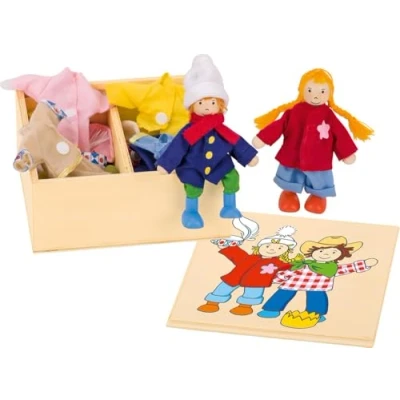 Imagen de goki Birte &amp; Ben, Caja con Ropa, Multicolor, Medium (51557)