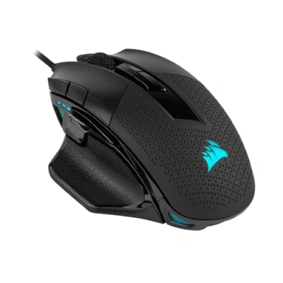 Imagen de Corsair NIGHTSWORD RGB Ratón de Juego FPS/MOBA con Cable 18.000 PPP 10 Botones Programables Sistema Pesas Compatible iCUE PC, Mac, PS5, PS4, Xbox Negro