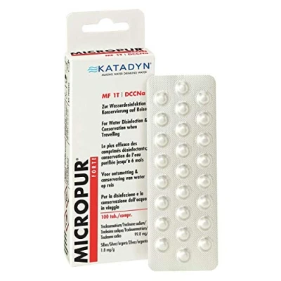 Imagen de Katadyn Micropur Forte MF 1t tabletas de purificación Agua.