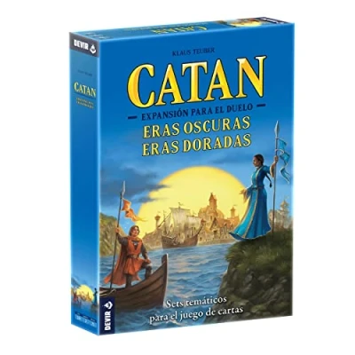 Imagen de Devir Catan: Expansión Duelo Eras Oscuras ,Eras Doradas, Juego de Mesa, Juegoo Mesa Estrategia, con Amigos (BGCATDUEXPSP)