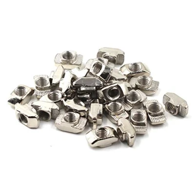 Imagen de M6 T Slot Nut Hammer Head 30 Series For Europeo Standard Perfiles de Aluminio (50 Piezas)