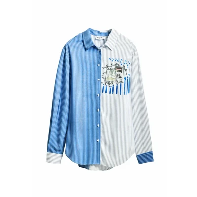 Imagen de Desigual Perfect RIDE Camisa, Mujer, Talla: Medium, Blue
