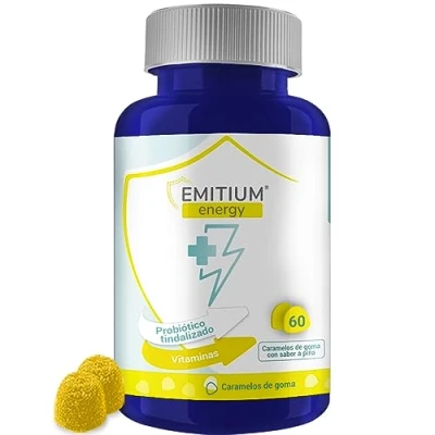Imagen de Gominolas con Cafeína, Ginseng y Taurina Vitaminas C, D, B12 Aumenta Energía Reduce Fatiga Mejora Rendimiento Físico Mental Para Estudiantes Deportistas 60 EMITIUM Energy