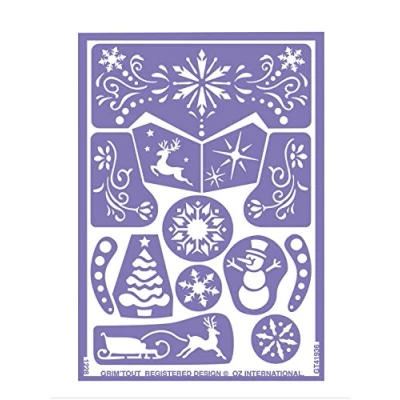 Imagen de GRIM&#039;TOUT Plantilla de Estarcido Color Violeta, GT41936.