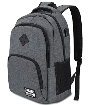 Imagen de YAMTION 17.3 pulgadas mochila adolescente chico hombre ordenador clase ocio negocios colegio escuela secundaria trabajo universidad viaje