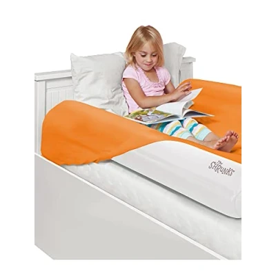 Imagen de Barandilla de Cama Inflable Seguridad Shrunks Paquete 2 portátil Uso en Viajes, Vacaciones y hogar 120x18x10, se Adapta Debajo la sábana con agarres Antideslizantes