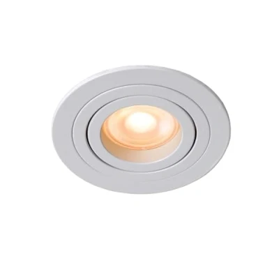 Imagen de Lucide TUBE Foco empotrable en el suelo Ø 9,2 cm 1xGU10 Blanco