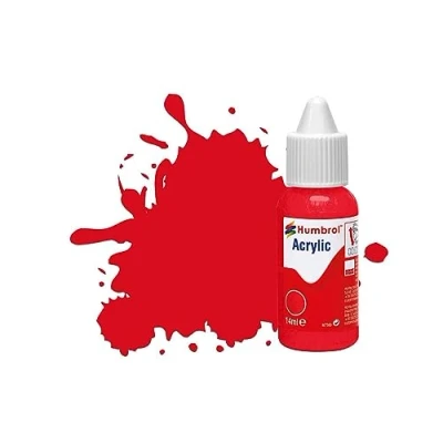 Imagen de Humbrol DB0019 Pintura Acrílica No 19 Rojo, Brillo