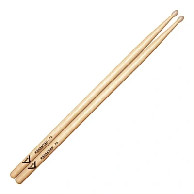 Imagen de Vater 7A Nylon Tip Hickory Drum Sticks, Pair