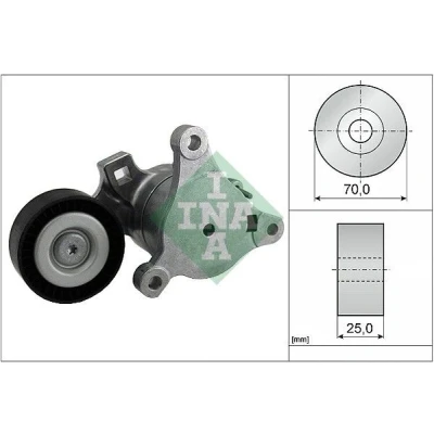 Imagen de INA 534 0362 10 Brazo tensor, correa trapecial poli V CITROËN: C4 I Grand Picasso, Hatchback, C8, PEUGEOT: 307 SW, 308 SW