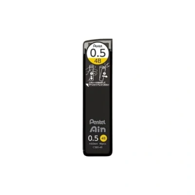 Imagen de Pentel Ain Leads Refill for Mechanical Pencil 0,5 mm 4B 40 unidades