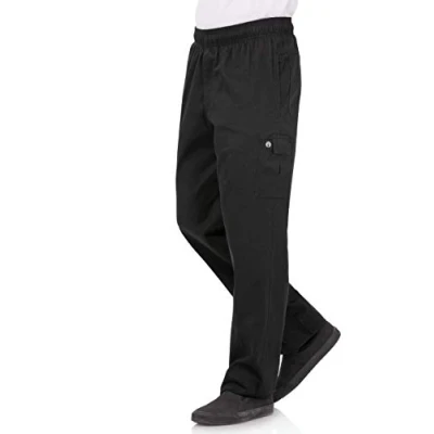 Imagen de Chef Works B222 XXL Pantalones Cargo Ajustados, 2XL, Negro