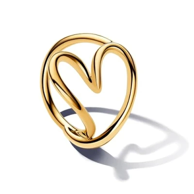 Imagen de Pandora Essence Mujeres Anillo Baño de oro 14 quilates 163288C00 52