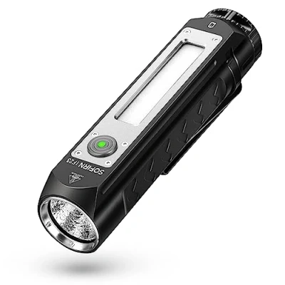 Imagen de Sofirn IF23 Linterna LED Ultra Potente de 4000 Lúmenes, Recargable Tipo C con Luz Lateral COB, Antorchas Versátiles Multicolor EDC Lámpara Adecuada Para Uso Diario