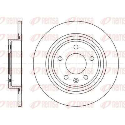 Imagen de REMSA 61315.00 Disco de freno Eje trasero 292,2, 292,2 12 5 macizo OPEL: Astra J Hatchback, GTC, Zafira C Tourer, CHEVROLET: Cruze Berlina