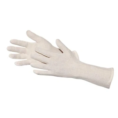 Imagen de Jah 7061 30 Guantes de algodón (12 pares, cm, talla 10), color natural