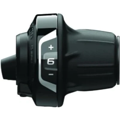 Imagen de SHIMANO Slrv4006r Palanca de Cambios SL RV400 Revo, Mano Derecha, 6 velocidades, con Pantalla óptica Engranajes, Unisex, Negro, Speed