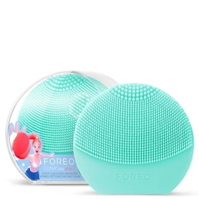 Imagen de Foreo Luna Play Plus 2, Cepillo De Limpieza Facial, Limpiador Facial 1 Minuto, Accesorio Viaje, Masajeador Silicona, Para Las Vacaciones, Todo Tipo Pieles, Minty Cool