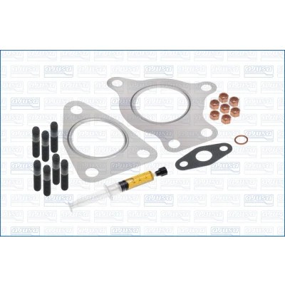 Imagen de AJUSA JTC11237 Juego de montaje, turbocompresor with studs, syringe oil con juntas instrucciones montaje RENAULT: ESPACE 4, LAGUNA 2