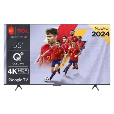 Imagen de TV QLED 55&quot; TCL 55C655, UHD 4K, AiPQ PRO, QLEDPRO, Dolby Vision y Atmos, HDR10+, Negro