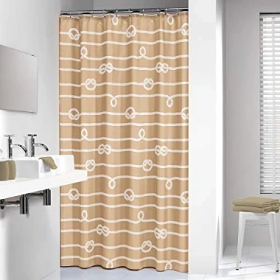 Imagen de Sealskin Rope Cortina de ducha 180x200 cm Poliéster Arena
