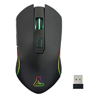 Imagen de The G Lab Kult Xenon Ratón Gaming Inalámbrico Recargable de Alto Rendimiento 7200 dpi, LED RGB, 6 Botones, Software Dedicado, Ligero y Rápido PC/PS5/Xbox One &amp; X