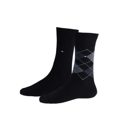 Imagen de Tommy Hilfiger MEN SOCK 2 PACK Calcetines, Hombre, Talla: 47 49, Black