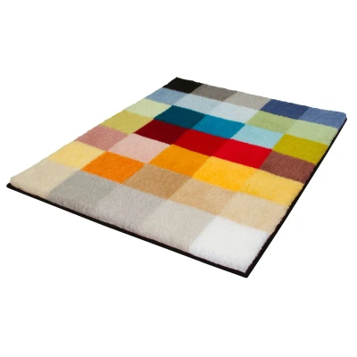 Imagen de Kleine Wolke Cubetto Alfombra de baño, poliacrílico, Multicolor, 85.0x145.0x3.0 cm