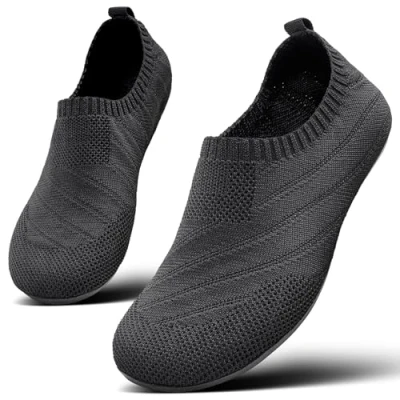 Imagen de Sosenfer Hombre Mujer Zapatillas de Estar por casa Interior Pantuflas para Unisex Suela Antideslizante Slippers HEISE 45