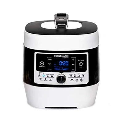 Imagen de ROMMELSBACHER MeinHans MD 1000 Robot de cocina eléctrico con 14 programas automáticos, regulable 40 C a 170 C, 2 niveles presión vapor, olla antiadherente 6 litros