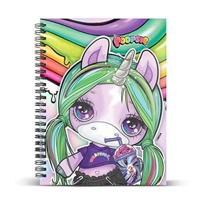 Imagen de Karactermania Poopsie Slime Surprise Arcoiris Libreta Shine