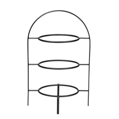 Imagen de ASA Selection Afternoon Tea Stand / Serving Tower A Table Black ø 21 cm 3 Layered