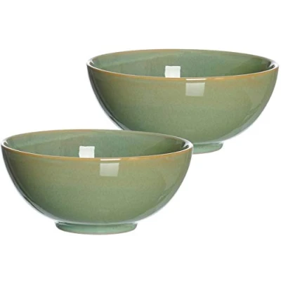 Imagen de Ritzenhoff &amp; Breker Schalen Set Budha Bowls Puebla (2 Unidades, 950 ml), Color Verde, cerámica