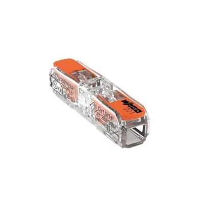 Imagen de Wago 221 2411 Conector de paso con palanca para todos los tipos escaleras (máx. 4 mm², 10 unidades)