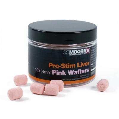 Imagen de CC Moore Pro Stim Liver Colour Dumbell Wafters Pink (10x14mm) Wafter