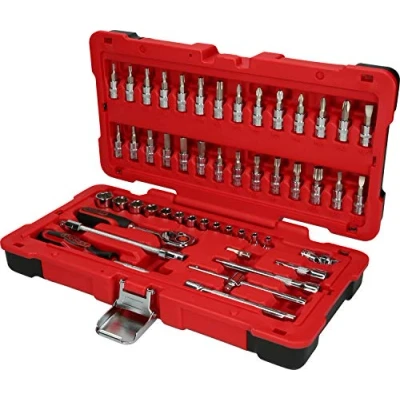 Imagen de KS Tools 958.0650 1/4&quot; Juego de llaves vaso CHROMEplus 50 pzs