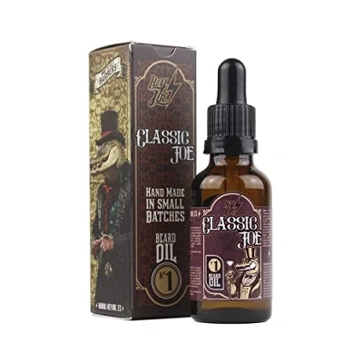 Imagen de HEY JOE Beard Oil Nº1 CLASSIC 30ml Aceite para barba con ARGÁN, JOJOBA y MACADAMIA. Aroma a ESPLIEGO